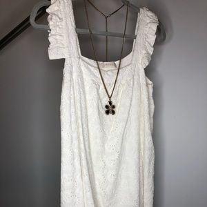 White laced alter’d state shirt